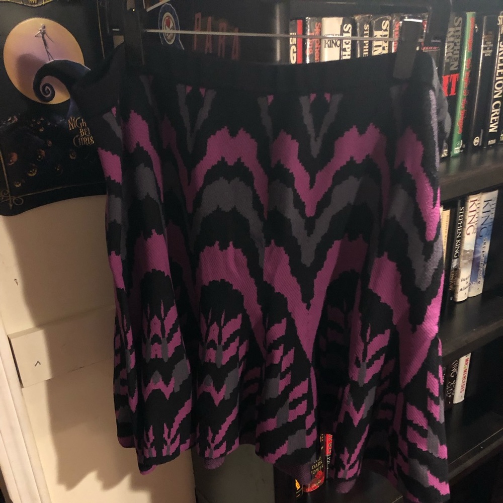 ((Brand New)) - Torrid Pink and Grey Skirt